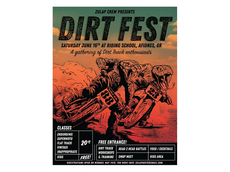 Dirt Fest - Συνάντηση φίλων Dirt Track στις 16/6/2018