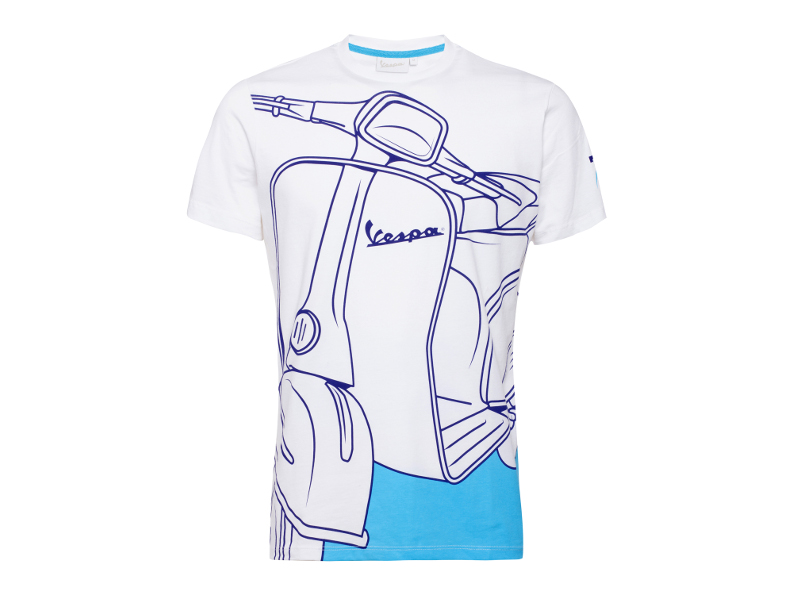 Vespa: T-Shirt &#039;70 Years Young&#039;