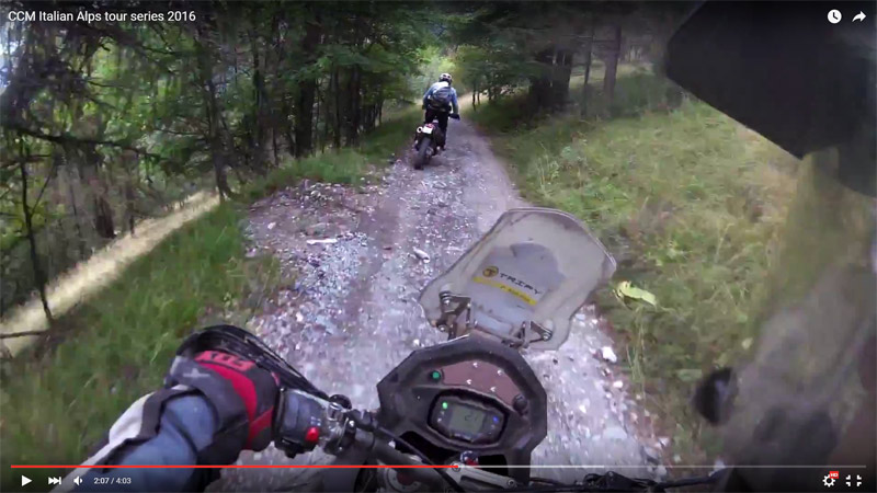 Tour με CCM GP450 Adventure στις Άλπεις - Video