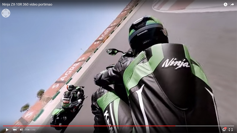 Kawasaki Ninja ZX-10R στο Portimao - Video 360 μοιρών!