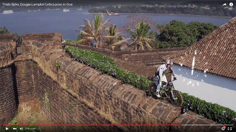 Trial στην Goa με τον Dougie Lampkin - Video