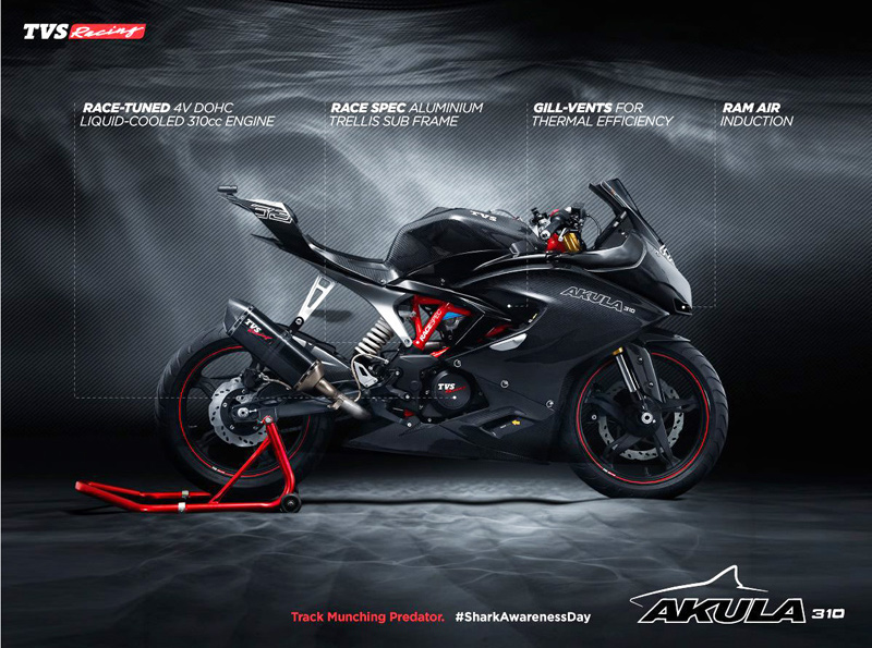 TVS Akula 310: Στην παραγωγή στα τέλη του 2016