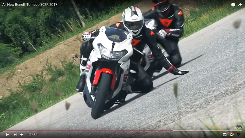 Benelli Tornado 302R 2017 - Video