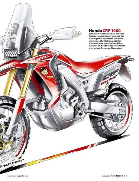 Νέο Honda CRF 1000 Africa Twin 2016