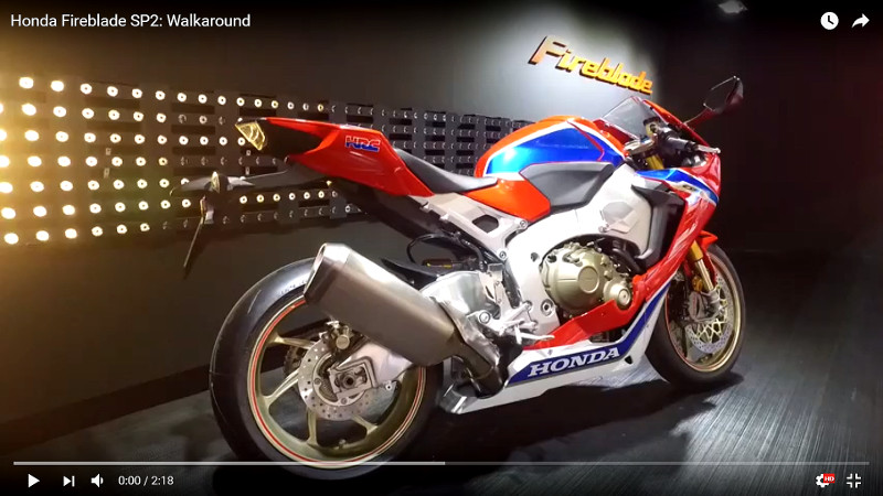 Honda CBR1000RR SP2 - Επίσημο Walkaround Video