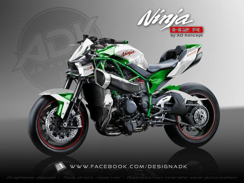 Kawasaki Ninja H2R Streetfighter!