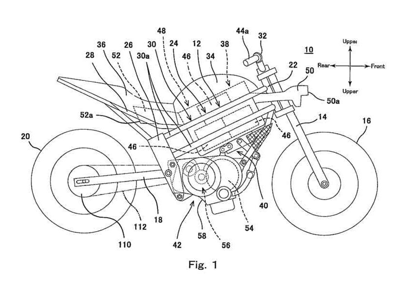 Kawasaki: πατέντα για ηλεκτρική μοτοσυκλέτα