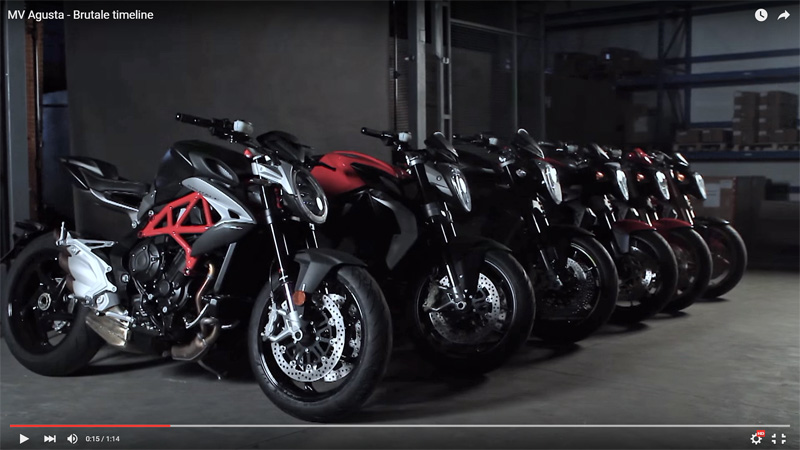 MV Agusta Brutale: Μια ιστορική αναδρομή - Video