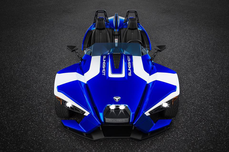 Polaris Slingshot Blue Fire