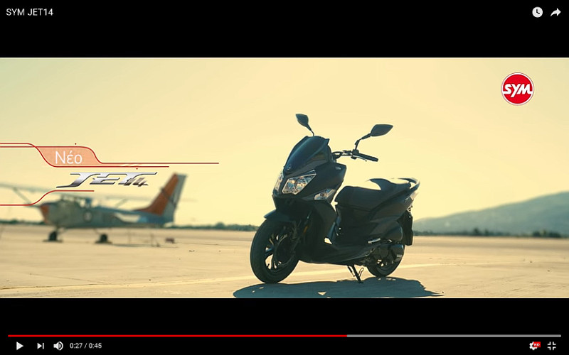 SYM JET14 - Ελληνικό Video