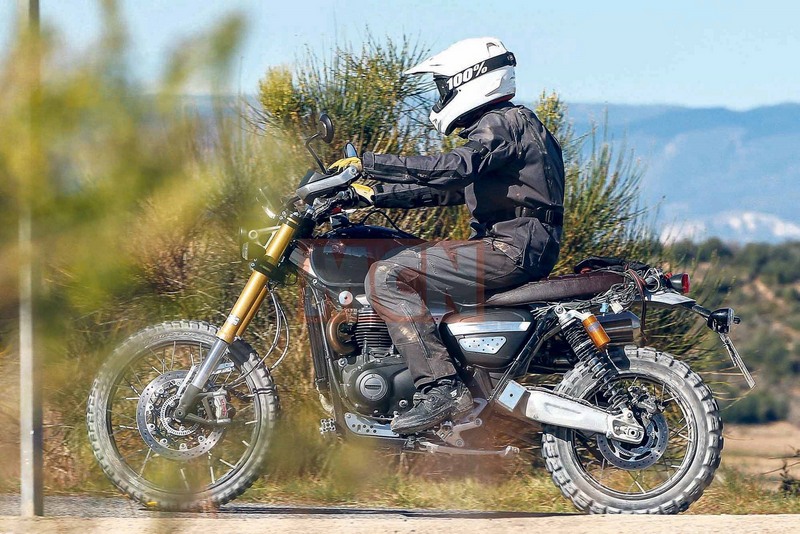 Triumph 1200 Scrambler 2019 - Spy pics