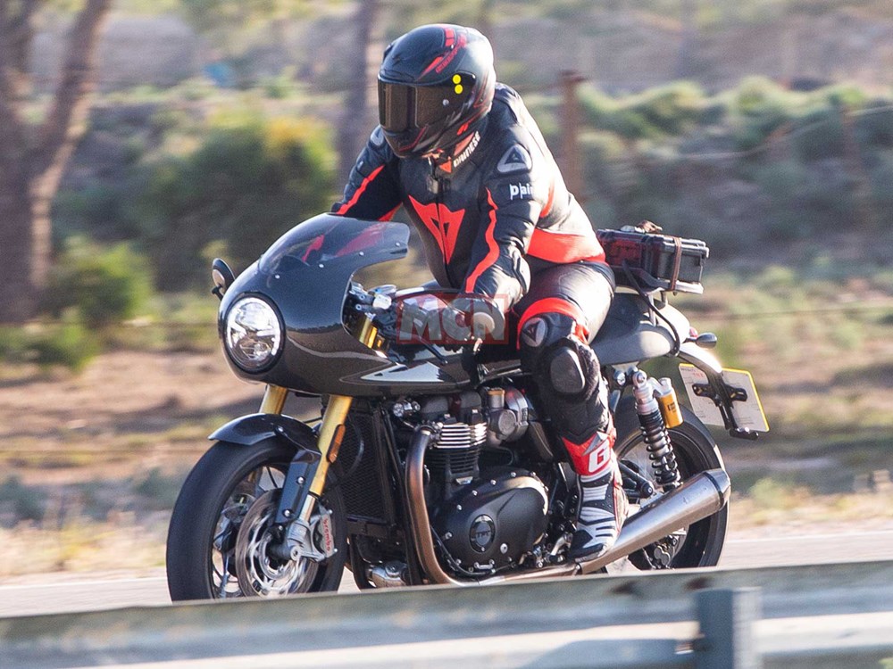 Triumph Thruxton R Special Edition - Spy Pics