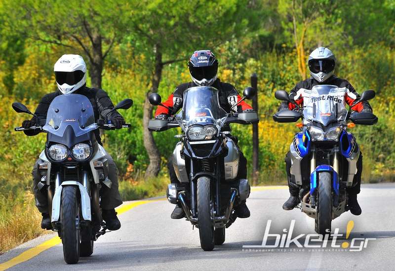 Συγκριτικό mega on/off - BMW R 1200 GS / Moto Guzzi Stelvio 1200 / Yamaha XT1200Z Super Tenere