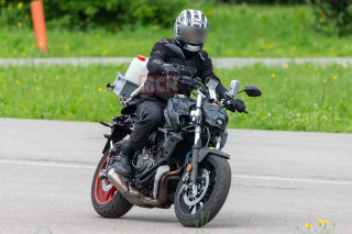 Yamaha MT-07 2020 spy pics