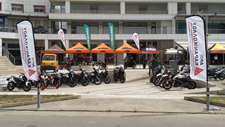 ΚΤΜ ORANGE DAYS: 2 πόλεις, 2 ημέρες, 7 μοτοσυκλέτες, 105 αναβάτες