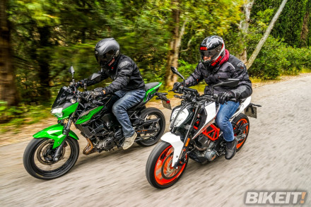 Συγκριτικό TEST - Kawasaki Z400 vs KTM 390 Duke