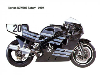 Το θρυλικό Norton RCW588 σε δράση στο Isle of Man TT 1990 - Βίντεο