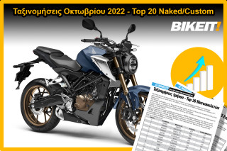 Ταξινομήσεις Οκτωβρίου 2022, Top 20 Naked / Custom