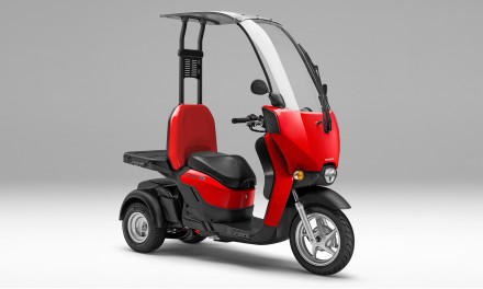 Honda GYRO CANOPY e: - Ηλεκτρικό επαγγελματικό scooter με οροφή