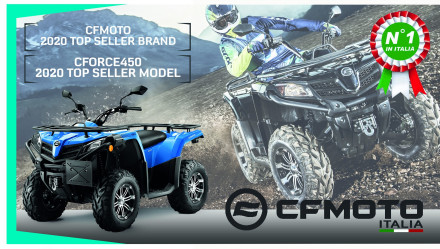 CF Moto – Πρώτη θέση στην Ιταλική αγορά Quads το 2020