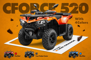 CFMOTO FORCE 520 2022 - Σε νέους χρωματισμούς