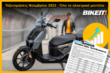 Ταξινομήσεις Νοεμβρίου 2023 – Όλα τα ηλεκτρικά μοντέλα