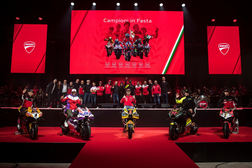 Ducati Campioni in Festa - Η μεγάλη γιορτή στη Μπολόνια