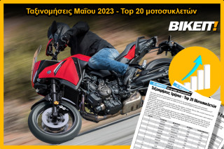 Ταξινομήσεις Μαΐου 2023, μοτοσυκλέτες – Top 20 μοντέλων