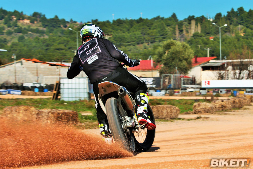 Test - Husqvarna 450 Flat Track