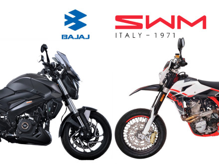 Bajaj &amp; SWM στα καταστήματα Μoto Βύνιος