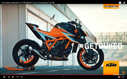 KTM 1290 Super Duke R 2020 - Teaser Video 5