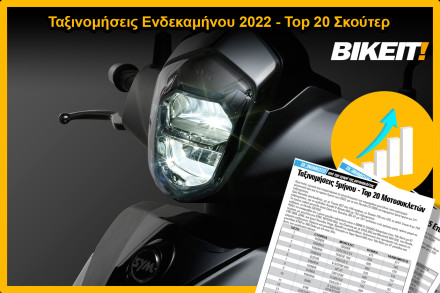 Ταξινομήσεις Ενδεκαμήνου 2022 – Top 20 Σκούτερ