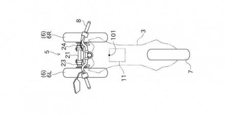 Kawasaki – Νέα πατέντα τρίκυκλης μοτοσυκλέτας