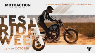 Triumph Scrambler&#039;s Test Ride Week στο Motoaction