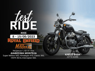 Royal Enfield Test Rides στη Χίο από τη Moto Boulas