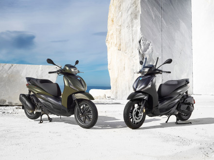 Νέα Piaggio Beverly και MP3 300 - Τώρα και σε Deep Black χρωματισμό