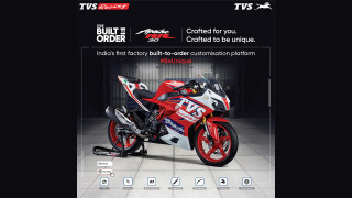 TVS Apache RR 310 2022 - Μικρής έκτασης αναβάθμιση και δυνατότητα Built To Order