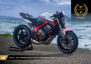 Honda - Η τριάδα των νικητών του διαγωνισμού Custom CB650R για το 2021