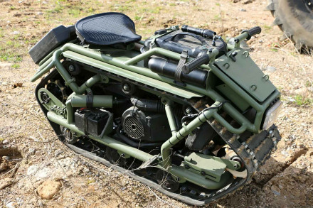 Hamyak - Απίθανο Custom-made Mini-ATV με μια ερπύστρια