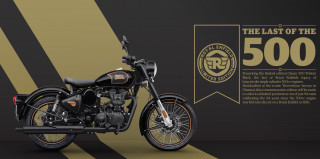 Royal Enfield Classic 500 Tribute Black – Τελευταία και συλλεκτική έκδοση