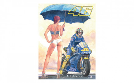 Milo Manara: 46 - Επανέκδοση του Comic Quarantasei με ήρωα τον Valentino Rossi