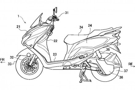 Suzuki Burgman – Ιαπωνικές πατέντες για την ηλεκτρική έκδοση