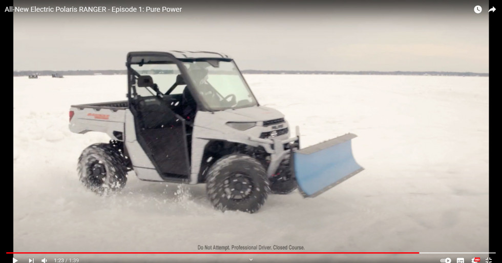 Polaris E-RANGER - Πρώτο Video του αμερικάνικου ηλεκτρικού SSV